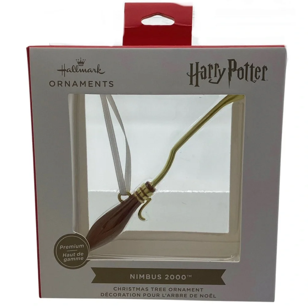 Hallmark Harry Potter “Nimbus 2000” Metal Christmas Ornament (NWT)